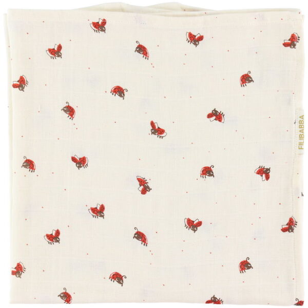Filibabba Babysvøb - Musselin - 120x120 cm - Lucky Filibabba Babysvøb - Musselin - 120x120 cm - Lucky