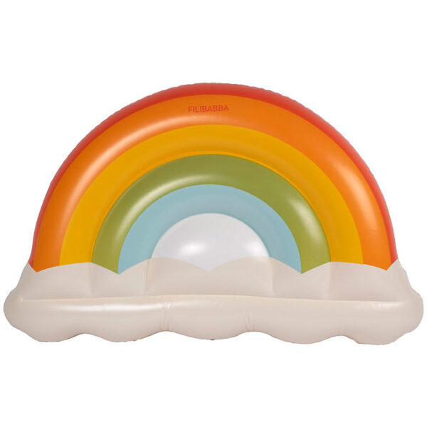 Filibabba Bademadras - 124x78 cm - Regnbue