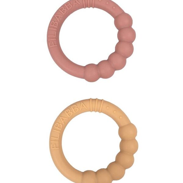 Filibabba Bidering - 2-Pak - Vintage Rose