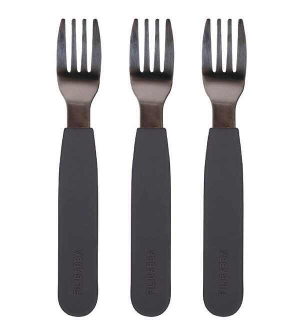 Filibabba Gafler - 3-pak - Silikone - Stone Grey Filibabba Gafler - 3-pak - Silikone - Stone Grey