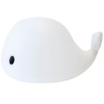 Filibabba Gulvlampe - Big LED Whale - 50 cm - Hvid