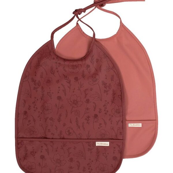 Filibabba Hagesmæk m. Lomme - 2-Pak - Fall Flowers