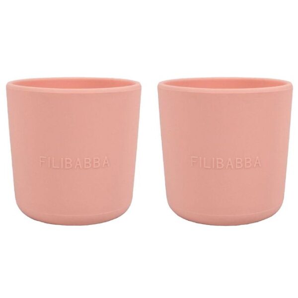 Filibabba Kopper - 2-pak - Silikone - Peach Filibabba Kopper - 2-pak - Silikone - Peach