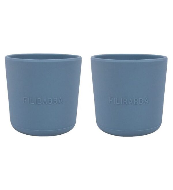 Filibabba Kopper - 2-pak - Silikone - Powder Blue