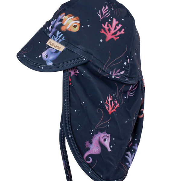 Filibabba Legionærhat - Lykke - 1-3 År - UV50+ - Rainbow Reef