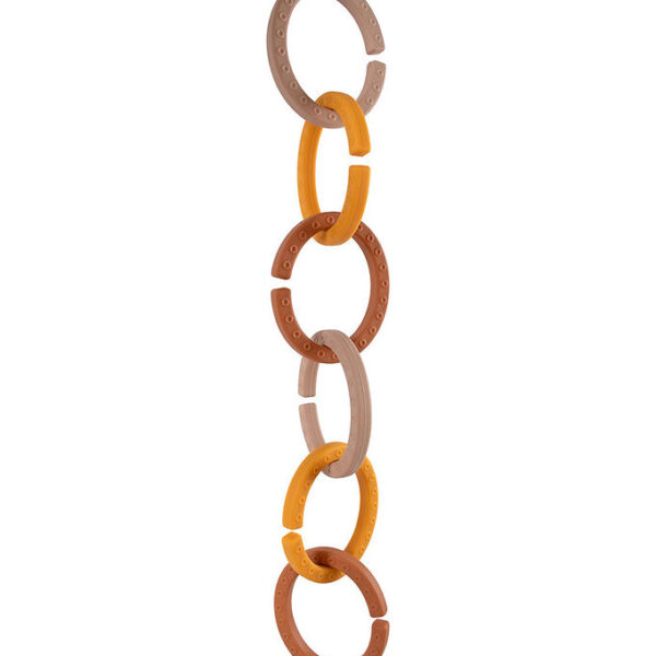 Filibabba Ophængsringe - Silikone - 6-pak - Earth