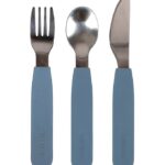 Filibabba Silikone Bestiksæt - Powder Blue