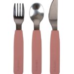 Filibabba Silikone Bestiksæt - Rose