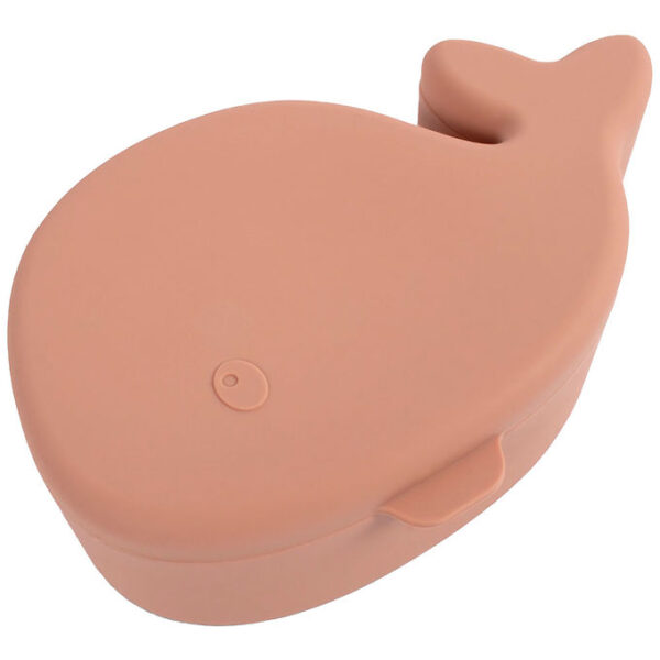 Filibabba Snackbox - Hvalen Christian - Misty Rose