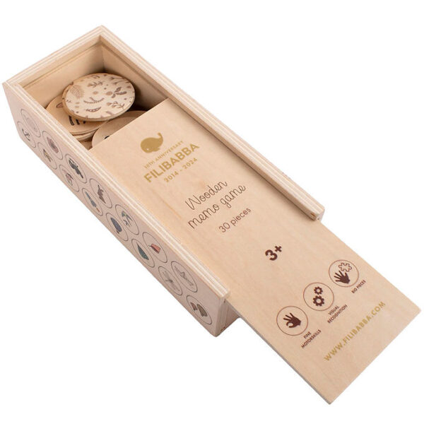 Filibabba Vendespil - Træ - 15 par - Jubilæumsudgave