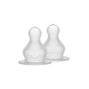 Flaskesut Rund Silikone 2pk Tykt Flow