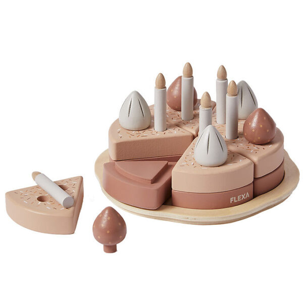 Flexa Fødselsdagskage - Træ - Play - Multi