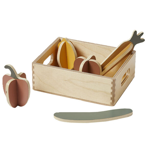 Flexa Play Legemad - Grøntsager - Træ