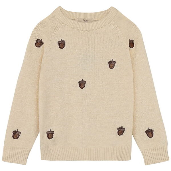 Fliink Bluse - Strik - Benna - Acorn - Sandshell