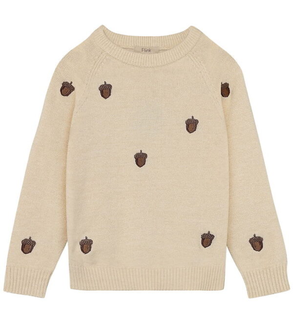 Fliink Bluse - Strik - Benna - Acorn - Sandshell