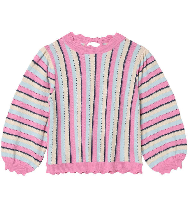 Fliink Bluse - Strik - Bowie Stripe - Sandshell Multi