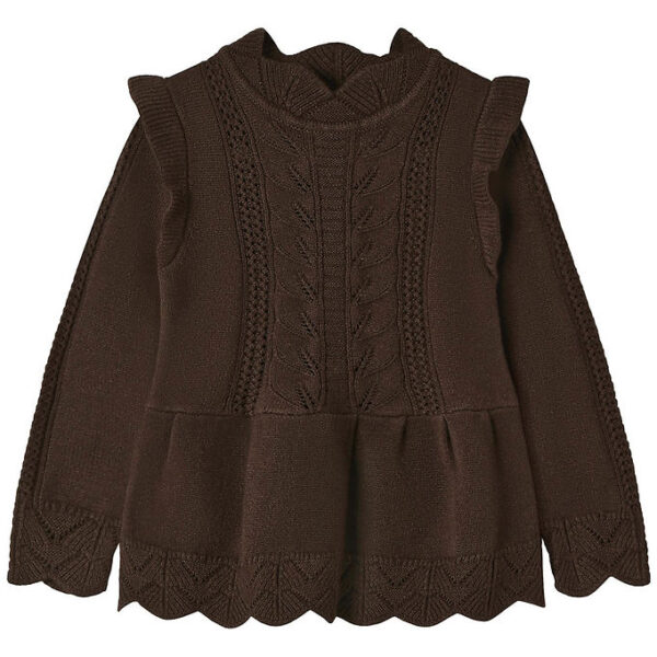 Fliink Bluse - Strik - Viskoseblanding - Alilly - Coffee Bean Fliink Bluse - Strik - Viskoseblanding - Alilly - Coffee Bean