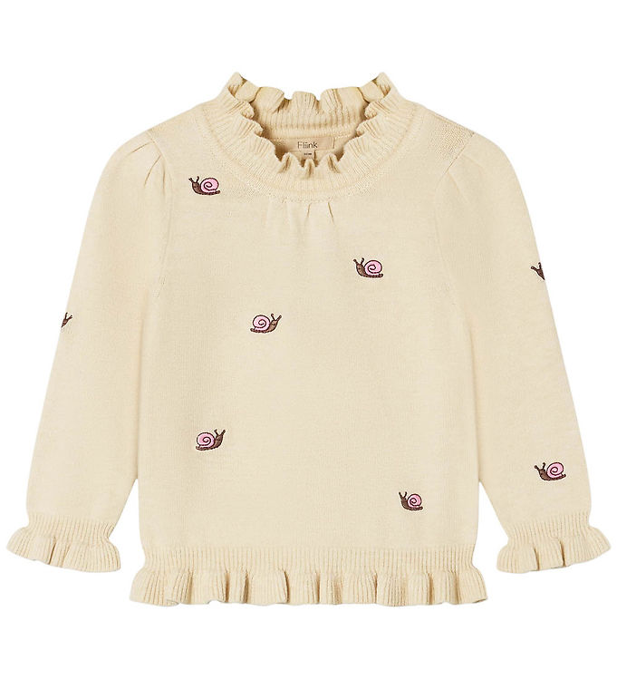 Fliink Bluse - Strik - Viskoseblanding - Alon - Sandshell Fliink Bluse - Strik - Viskoseblanding - Alon - Sandshell