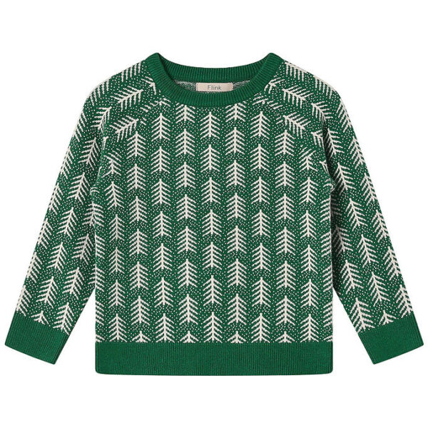 Fliink Bluse - Strik - Viskoseblanding - Benna - Hunter Green