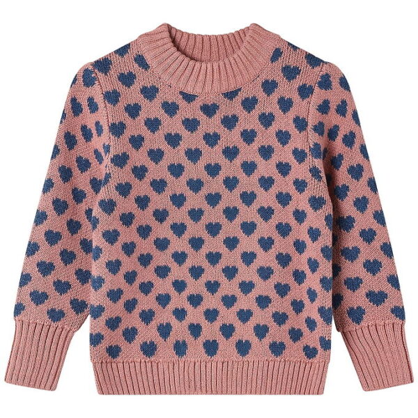 Fliink Bluse - Uld/Bomuld - Strik - Janie Heart - Ash Rose