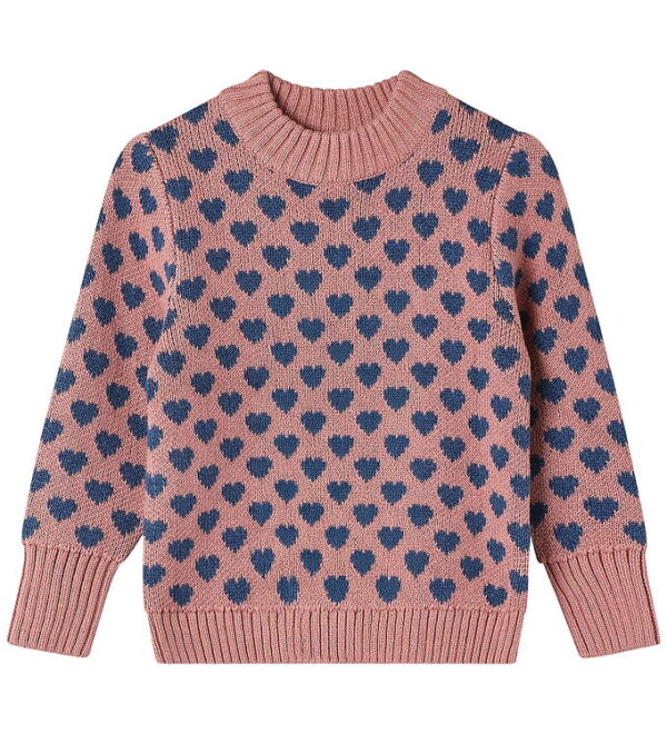 Fliink Bluse - Uld/Bomuld - Strik - Janie Heart - Ash Rose