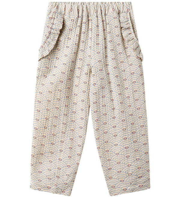 Fliink Bukser - Musselin - Bridget - Sandshell Aop Fliink Bukser - Musselin - Bridget - Sandshell Aop