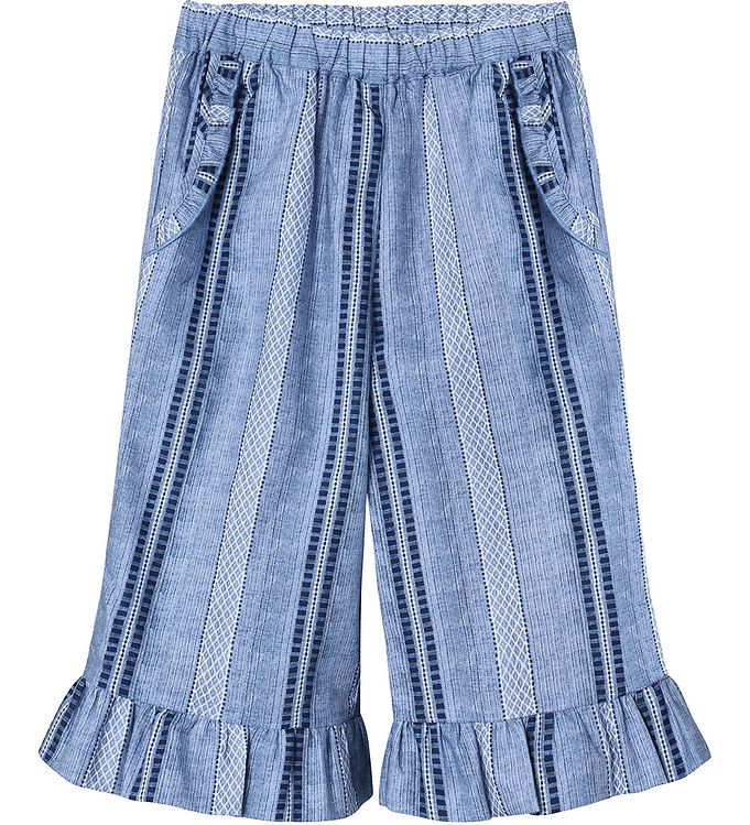 Fliink Bukser - Ruffle - Amie - Navy