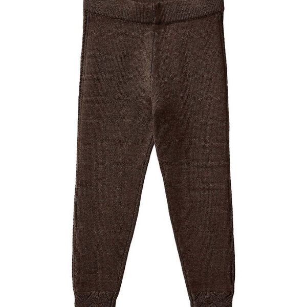 Fliink Bukser - Strik - Viskoseblanding - Alilly - Coffee Bean