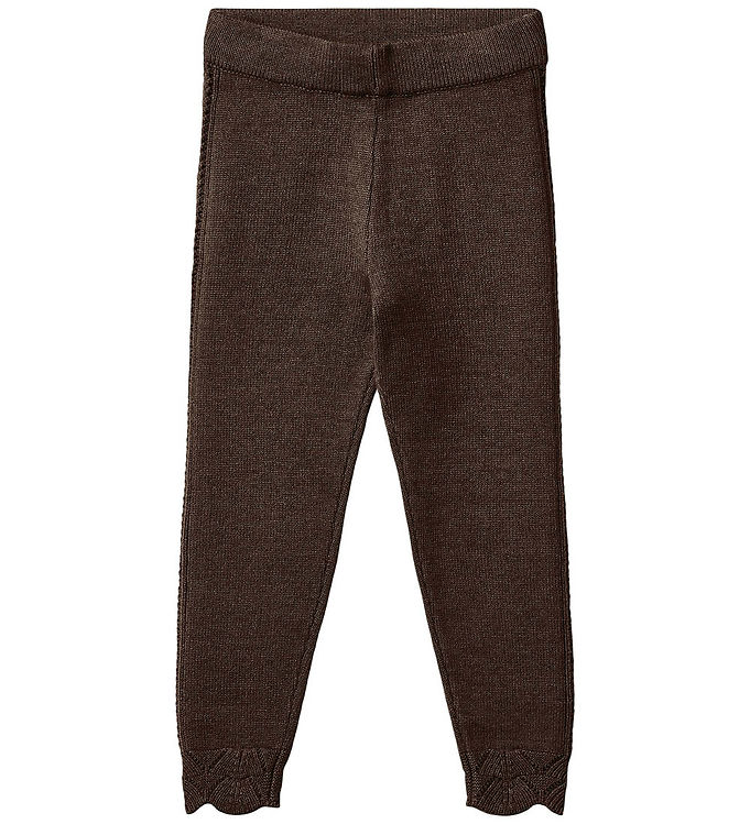 Fliink Bukser - Strik - Viskoseblanding - Alilly - Coffee Bean
