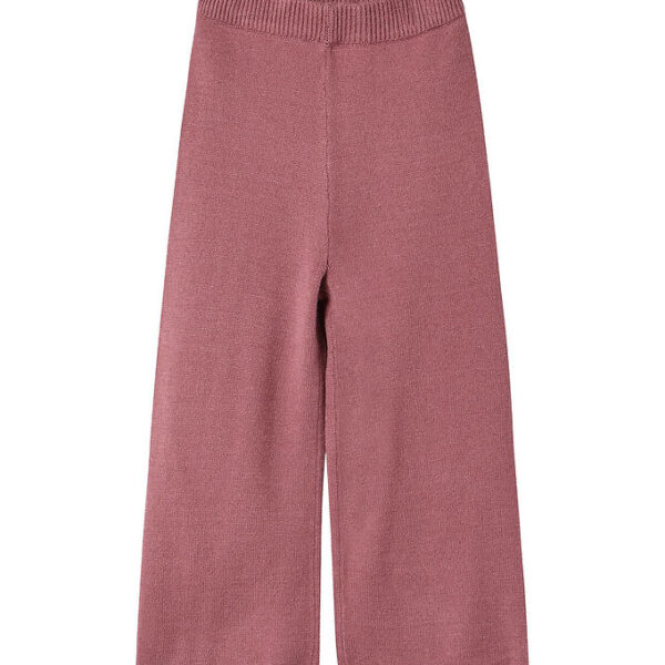 Fliink Bukser - Wide - Strik - Viskoseblanding - Alon - Ash Rose