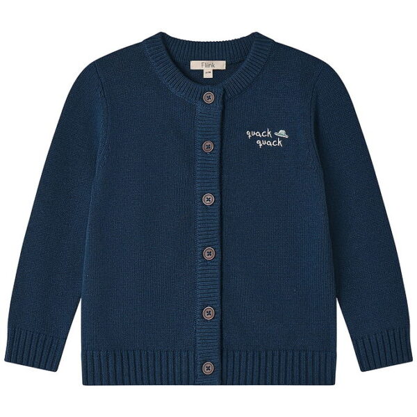 Fliink Cardigan - Strik - Mahdi - Insignia Blue