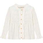 Fliink Cardigan - Strik - Sunny - Cloud Dancer
