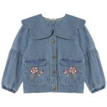 Fliink Denimjakke - Don Rose - Medium Denim Blue