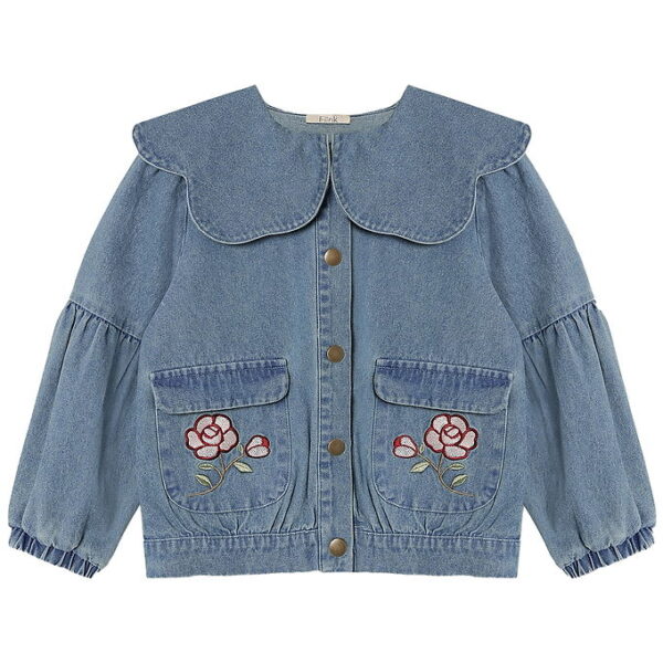 Fliink Denimjakke - Don Rose - Medium Denim Blue Fliink Denimjakke - Don Rose - Medium Denim Blue