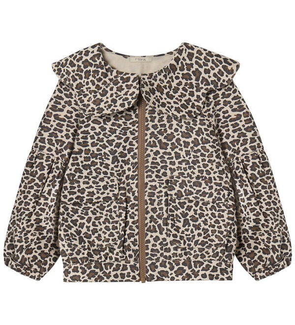 Fliink Denimjakke - Leo - Bomber - Pine Bark AOP