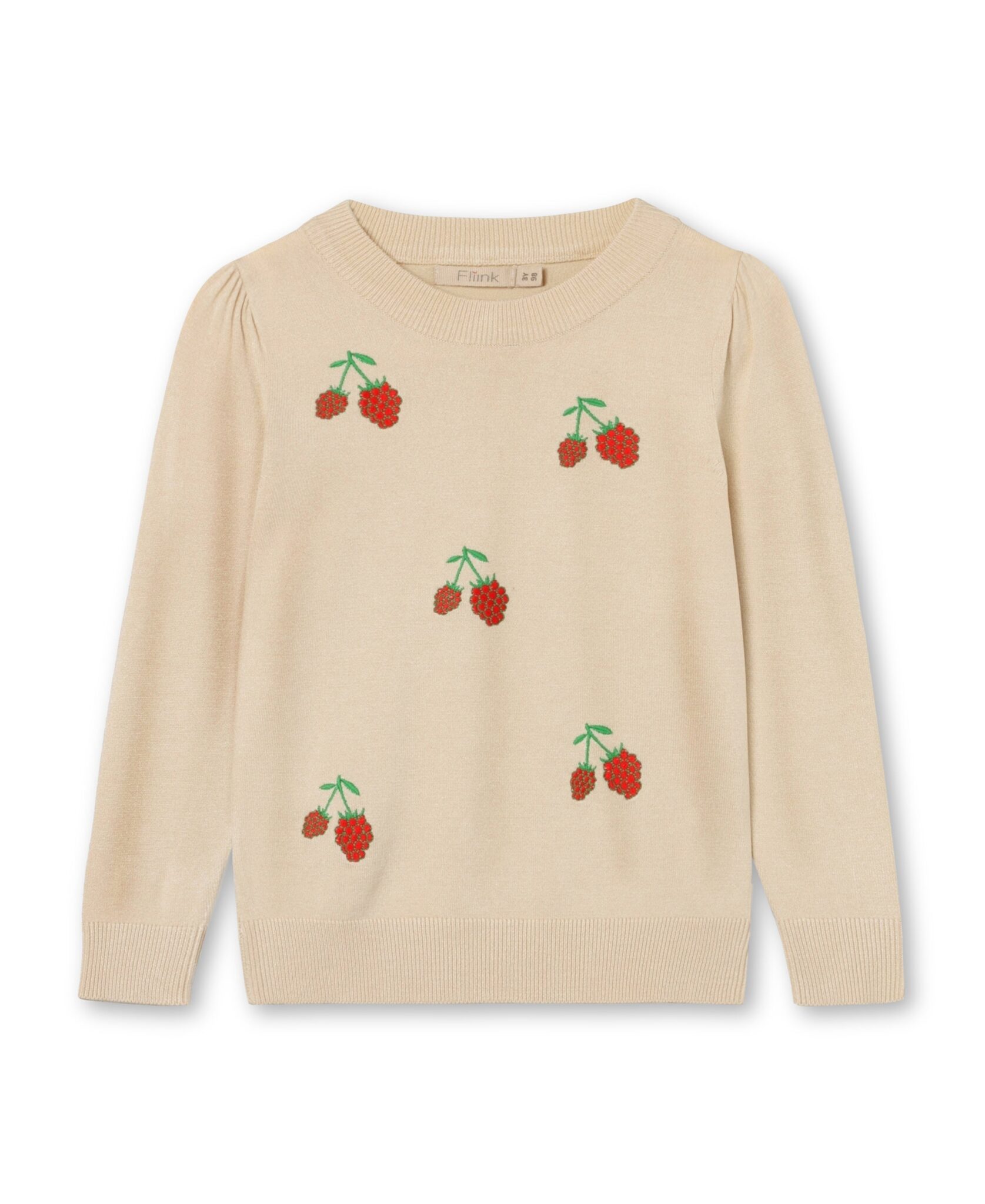 Fliink Favo Embroidered Bluse - Sandshell - 80 cm Fliink Favo Embroidered Bluse - Sandshell - 80 cm