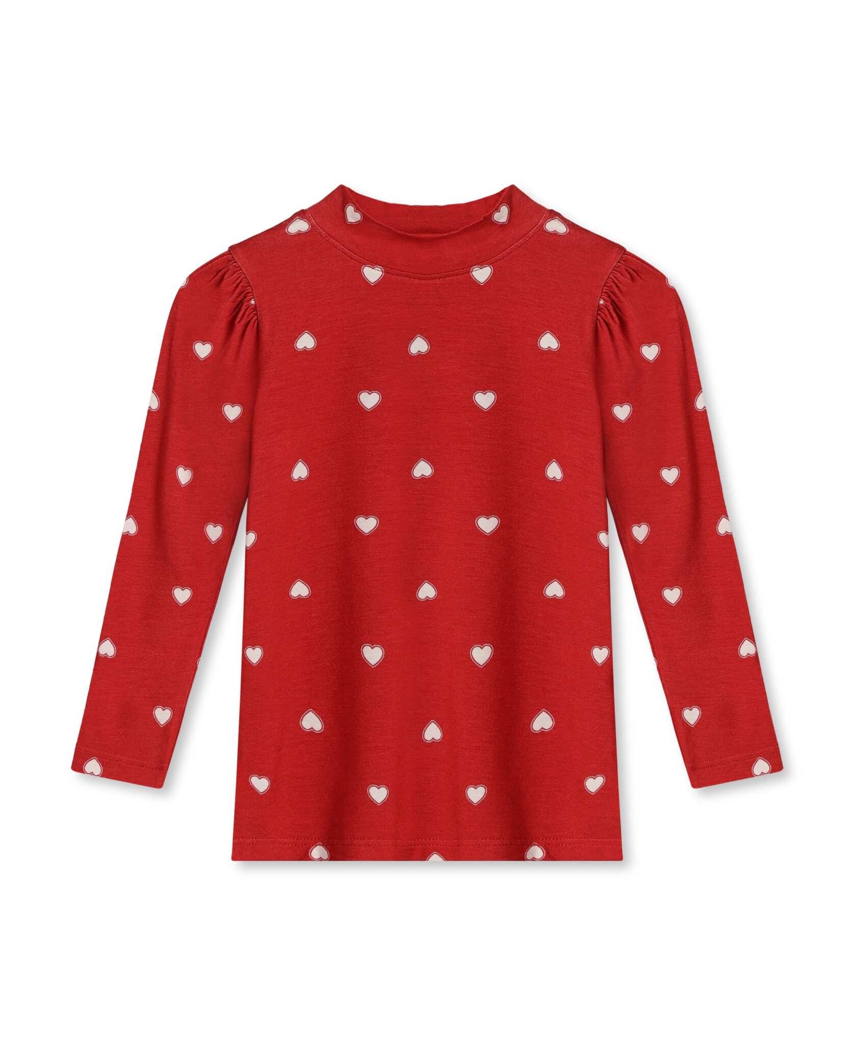 Fliink Kelly Puff Bluse - Pompeian Red - 80 cm