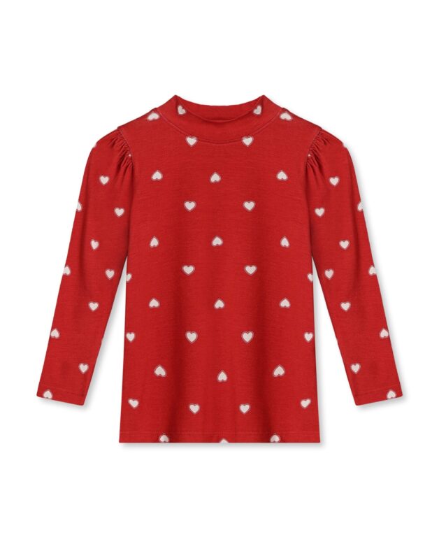 Fliink Kelly Puff Bluse - Pompeian Red - 80 cm