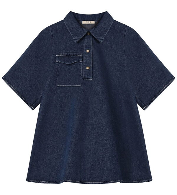 Fliink Kjole - Denim - Don - Dark Denim Blue