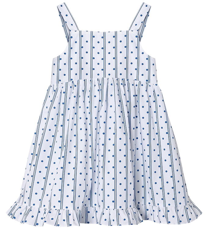 Fliink Kjole - Polka - Cloud Dancer Dot Aop