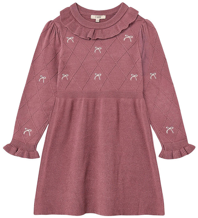 Fliink Kjole - Strik - Viskoseblanding - Alon - Ash Rose