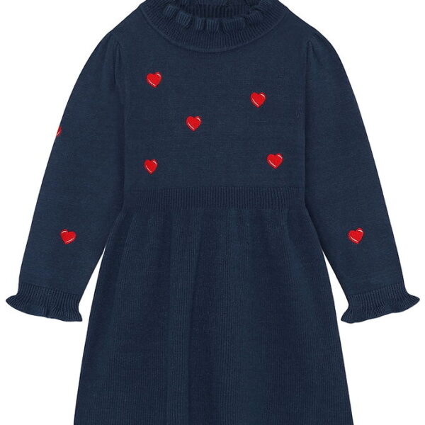Fliink Kjole - Strik - Viskoseblanding - Benna - Insignia Blue
