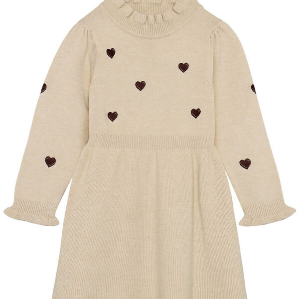 Fliink Kjole - Strik - Viskoseblanding - Benna - Sandshell