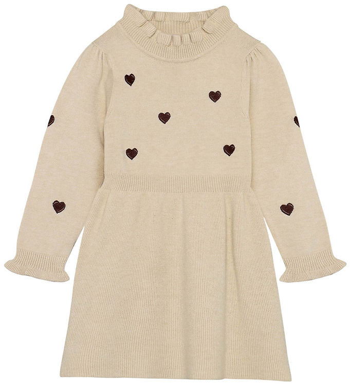 Fliink Kjole - Strik - Viskoseblanding - Benna - Sandshell