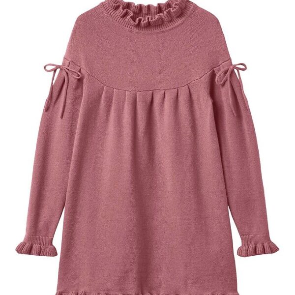 Fliink Kjole - Strik - Viskoseblanding - Kino - Ash Rose Fliink Kjole - Strik - Viskoseblanding - Kino - Ash Rose