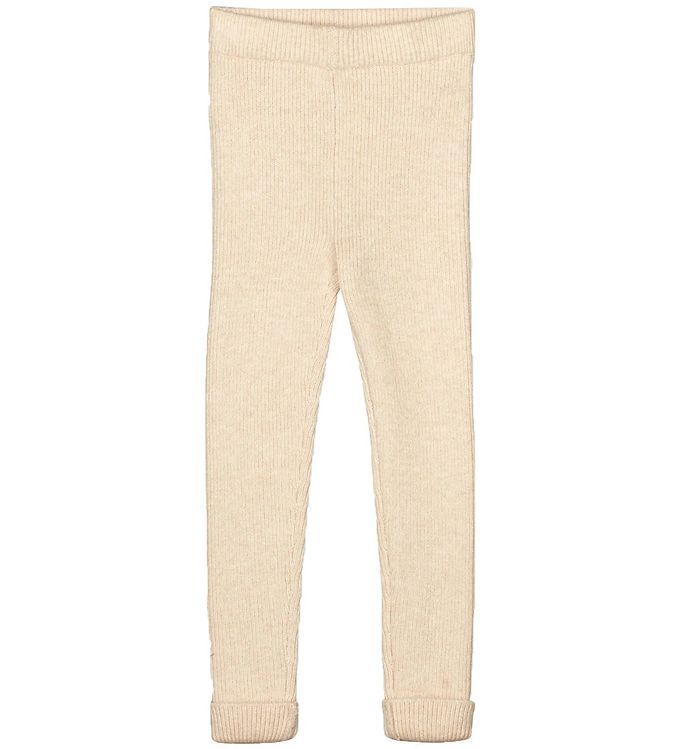 Fliink Leggings - Strik - Benna Rib - Sandshell Fliink Leggings - Strik - Benna Rib - Sandshell