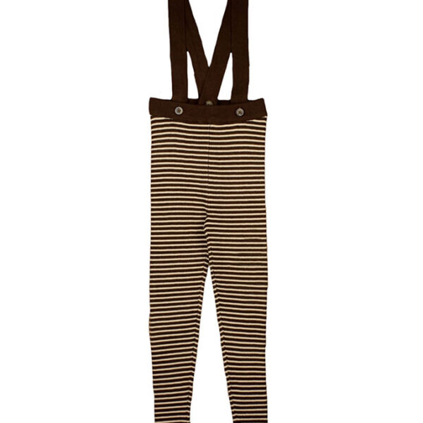 Fliink Leggings m. Seler - Strik - Viskose - Favo - Chocory Coff Fliink Leggings m. Seler - Strik - Viskose - Favo - Chocory Coff