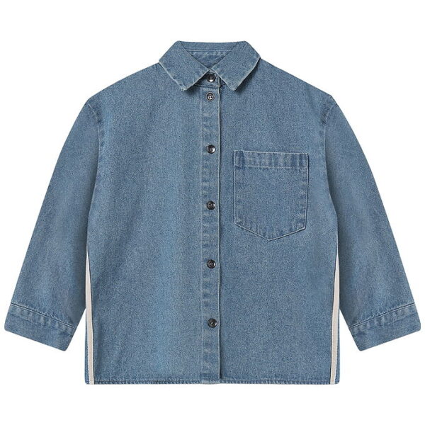 Fliink Skjorte - Donny - Medium Denim Blue Fliink Skjorte - Donny - Medium Denim Blue