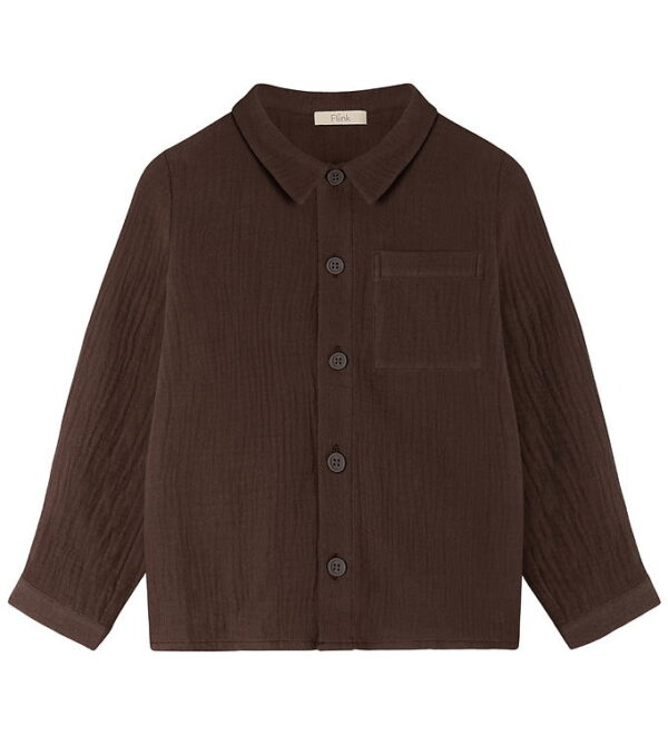 Fliink Skjorte - Elmo - Coffee Bean