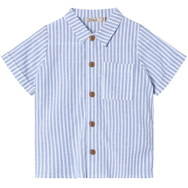 Fliink Skjorte - Vira - Dream Blue/Cloud Dancer Fliink Skjorte - Vira - Dream Blue/Cloud Dancer